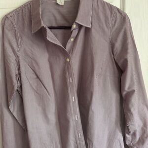 J crew Striped Button-Down Shirt